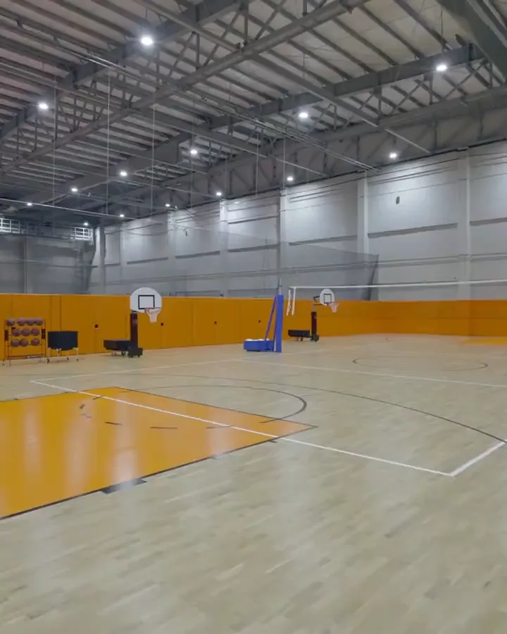 The basketball court