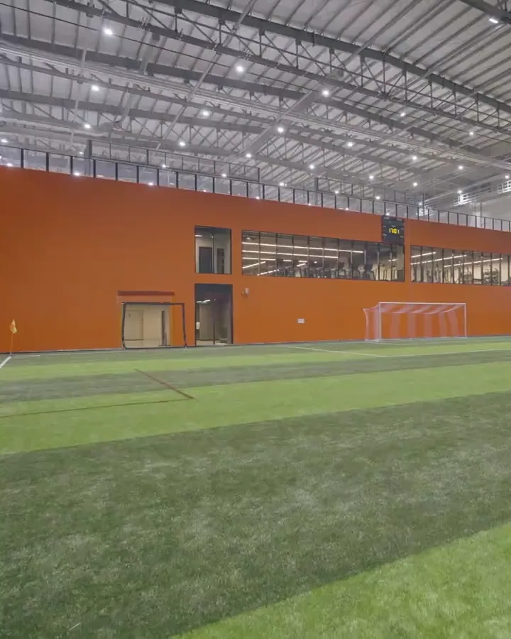 The indoor football court